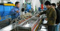 Dây chuyền sản xuất hồ sơ nhựa 380V, dây chuyền ép đùn gỗ Pvc / quá trình