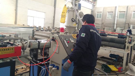Đường dây sản xuất ống dọc PE PVC PE Máy sản xuất ống dẫn dây điện