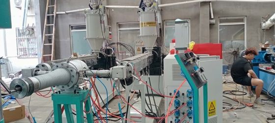 Máy sản xuất ống Dwc đôi HPVC Hoàn thiện bằng máy CNC