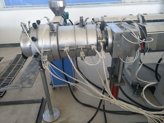 Giá tốt. Dây chuyền sản xuất ống nhựa PE PE PPR được bảo hành 1 năm, độ ồn thấp trực tuyến