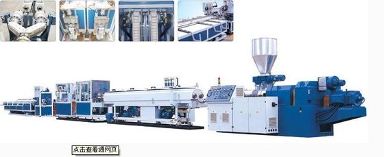 Dây chuyền ép đùn ống nhựa 380V 50HZ, dây chuyền sản xuất ống PVC trục vít đôi