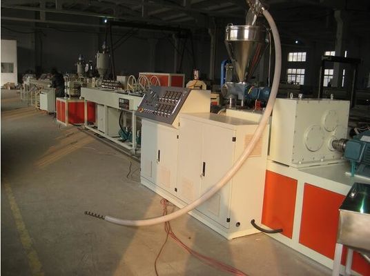 Giá tốt. Dây chuyền ép đùn nhựa PP / PE / PVC, Máy đùn trục vít đôi ống đôi trực tuyến