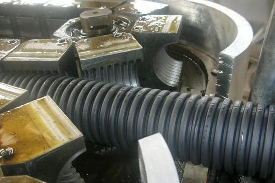 Giá tốt. PE vít đơn tường ống nhựa ép đùn dòng tốc độ cao trực tuyến