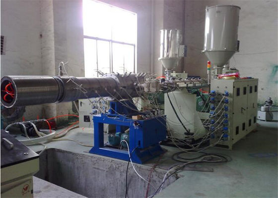 Giá tốt. Máy ép đùn nhựa CE PVC PE đôi tường máy đùn ống trực tuyến