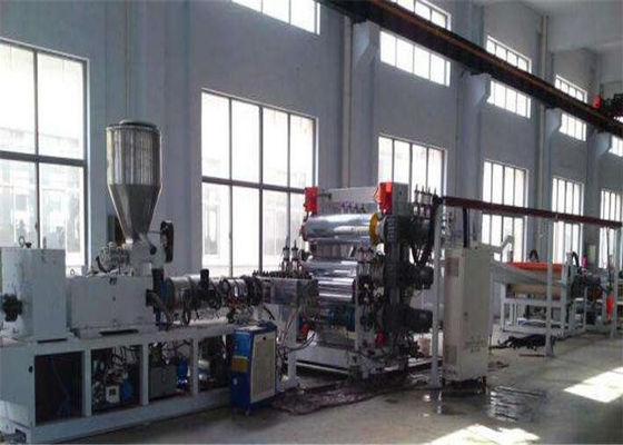 Giá tốt. Dây chuyền ép đùn tấm nhựa rỗng, máy ép đùn tấm PP / PE trục vít đôi trực tuyến