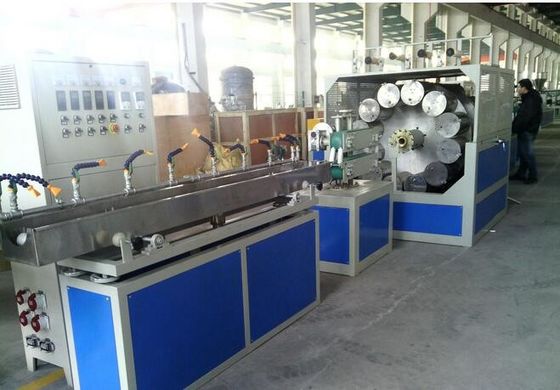 Giá tốt. Dây chuyền ép đùn ống nhựa trục vít đơn hiệu quả cao với động cơ Siemens trực tuyến