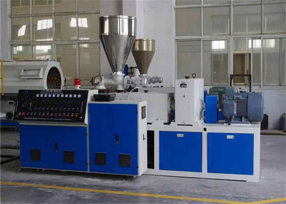 Giá tốt. Dây chuyền ép đùn trục vít hình nón cho ống nhựa PVC trực tuyến