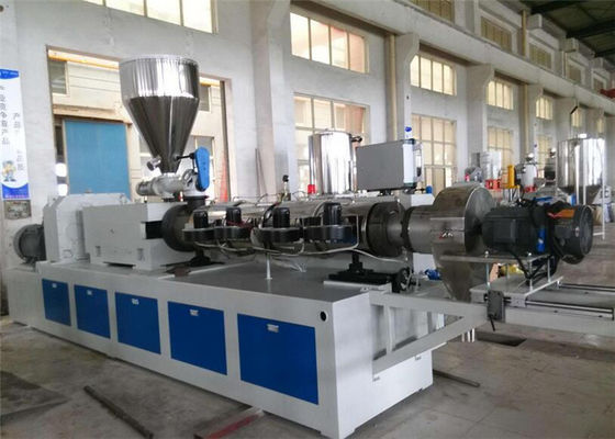 Giá tốt. Máy làm ống nhựa PVC đôi, dây chuyền sản xuất ống nhựa PVC trục vít đôi trực tuyến