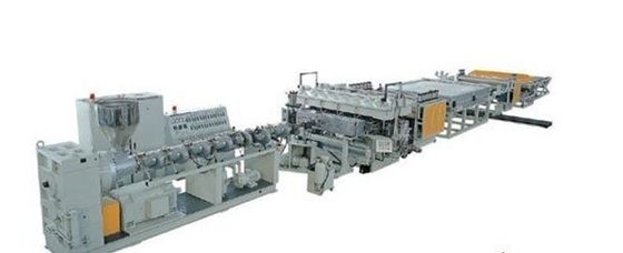 Giá tốt. Dây chuyền ép đùn tấm nhựa PP rỗng với máy đùn trục vít đơn trực tuyến