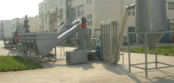 Giá tốt. Máy tái chế hạt nhựa, máy giặt chai nhựa PET 50HZ trực tuyến