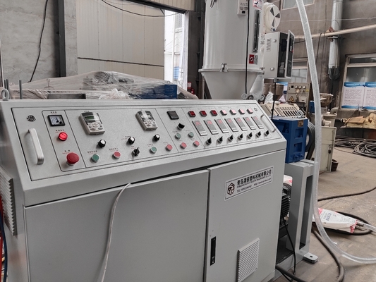 Máy chế tạo ống lốp PE tự động cho hệ thống thoát nước, SJ65/33 Máy đẩy ống lốp HDPE