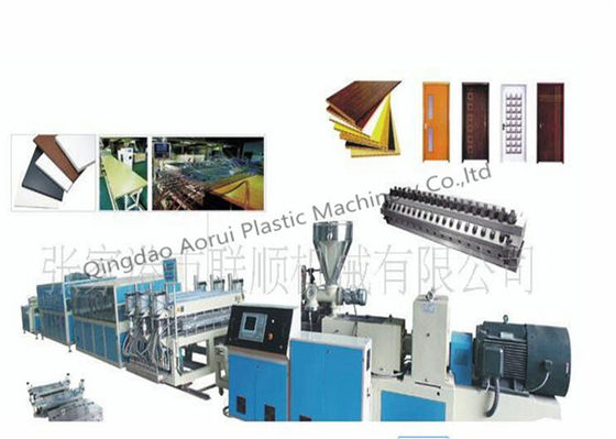Giá tốt. Dây chuyền ép đùn hồ sơ trục vít đôi Pvc, máy ép đùn hồ sơ Pvc trực tuyến