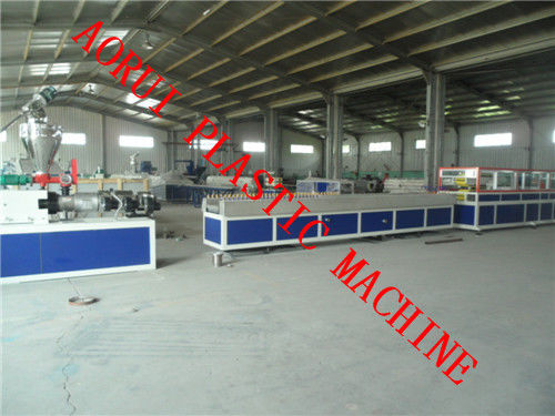 Giá tốt. Máy đùn hồ sơ hành lang WPC, máy hồ sơ PP / PE trực tuyến