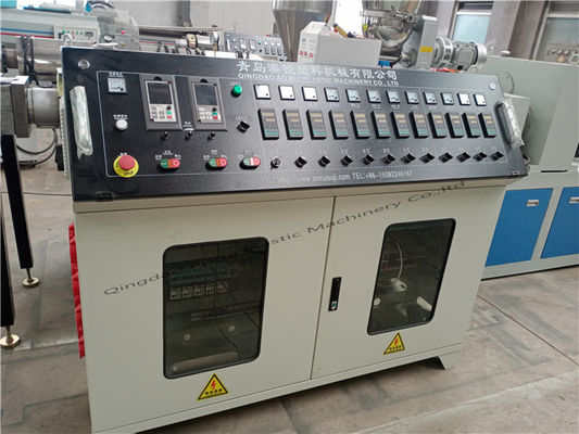 Dây chuyền đùn ống đôi PVC 90mm Máy làm ống đầu ra hoàn toàn tự động
