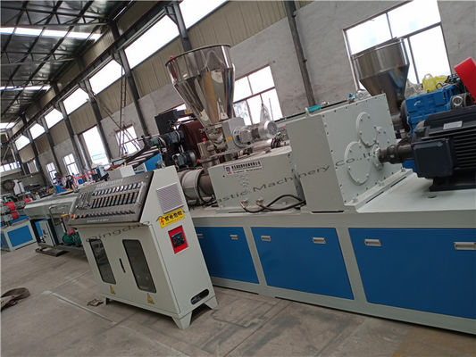Dây chuyền đùn ống PVC đôi trục vít 110kw 120Kg / H